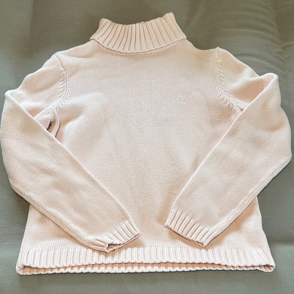 Ralph Lauren Soft Pink Turtleneck Sweater
